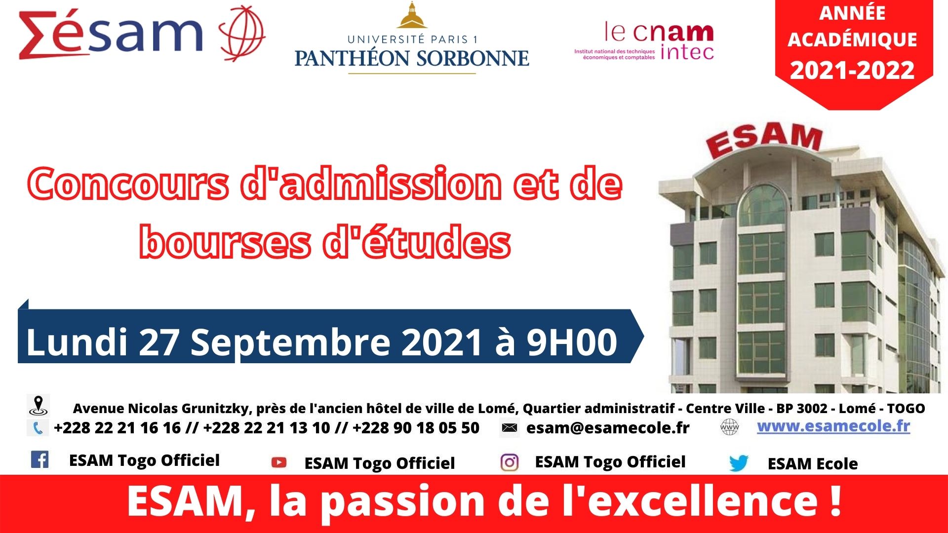 ESAM, Ecole Supérieure d'Audit et de Management